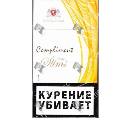 Сигареты Compliment Super Slims 1 Сигареты Compliment Super Slims 1