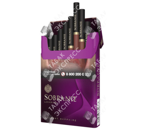 Сигареты Sobranie Element Sapphire Сигареты Sobranie Element Sapphire