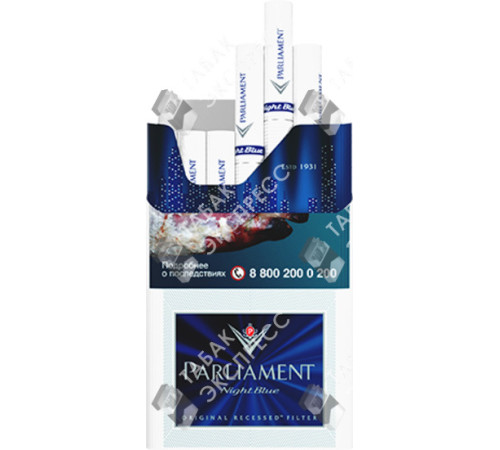 Сигареты Parliament Night Blue Сигареты Parliament Night Blue