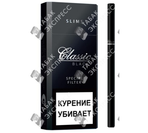 Сигареты Classic Black Slims Сигареты Classic Black Slims