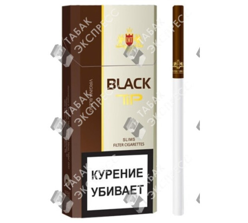Сигареты Black Tip Slims Сигареты Black Tip Slims