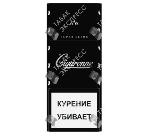 Сигареты Cigaronne Super Slims Black Сигареты Cigaronne Super Slims Black