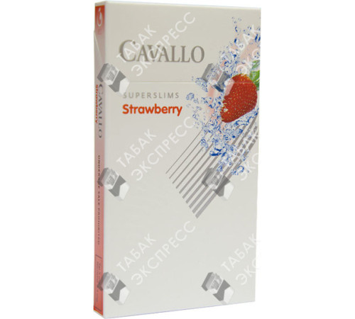 Сигареты Cavallo Super Slim Strawberry Сигареты Cavallo Super Slim Strawberry